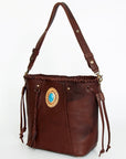 American Darling Bucket Full Grain Genuine Leather Western Women Bag Handbag Purse | Travel Bags College Casual