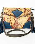American Darling Hair On Genuine Leather Women Bag Western Handbag Purse