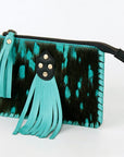American Darling ADBGD169 Coin Purse Hair-On Genuine Leather Women Bag Western Handbag Purse