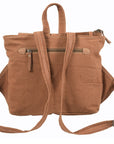 OHLAY KB103 Backpack Upcycled Canvas Hair-On Genuine Leather women bag western handbag purse