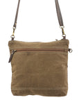 OHLAY KB134 Cross Body Upcycled Wool Upcycled Canvas Hair-On Genuine Leather women bag western handbag purse