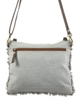 OHLAY KB158 Cross Body Upcycled Wool Upcycled Canvas Hair-On Genuine Leather women bag western handbag purse
