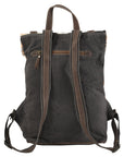 OHLAY KB166 Backpack Upcycled Canvas Hair-On Genuine Leather women bag western handbag purse