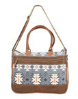 OHLAY KB175 TOTE Upcycled Wool Upcycled Canvas Genuine Leather women bag western handbag purse