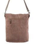 OHLAY KB187 Cross Body Upcycled Canvas Hair-On Genuine Leather women bag western handbag purse