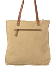 OHLAY KB195 TOTE Upcycled Wool Genuine Leather women bag western handbag purse