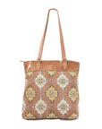 OHLAY KB215 TOTE Upcycled Wool Upcycled Canvas Hair-on Genuine Leather women bag western handbag purse