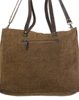 OHLAY KB250 TOTE Upcycled Canvas Genuine Leather women bag western handbag purse