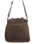 OHLAY KB251 TOTE Upcycled Wool Upcycled Canvas Hair-on Genuine Leather women bag western handbag purse
