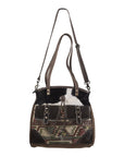 OHLAY KB251 TOTE Upcycled Wool Upcycled Canvas Hair-on Genuine Leather women bag western handbag purse