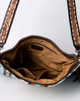 American Darling Large Crossbody Saddle Blanket Genuine Leather women bag western handbag purse