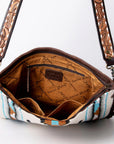 American Darling Large Crossbody Saddle Blanket Genuine Leather women bag western handbag purse
