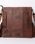 American Darling Messenger Saddle Blanket Genuine Leather Women Bag Western Handbag Purse
