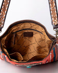 American Darling Messenger Saddle Blanket Genuine Leather Women Bag Western Handbag Purse