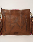 American Darling Large Crossbody Hand Tooled Saddle Blanket Genuine Leather women bag western handbag purse