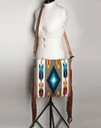 American Darling Large Crossbody Saddle Blanket Genuine Leather women bag western handbag purse