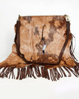 American Darling Cross Body Hair On Genuine Leather women bag western handbag purse