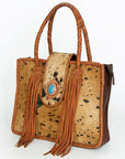 American Darling ADBGD176 Tote Hair-On Genuine Leather Women Bag Western Handbag Purse