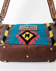 American Darling Messenger Saddle Blanket Genuine Leather Women Bag Western Handbag Purse