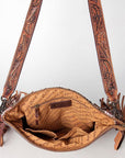 American Darling ADBGZ635 Signature Crossbody Hand Tooled Saddle Blanket Genuine Leather Women Bag Western Handbag Purse