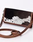 American Darling Hair On Genuine Leather Women Bag Western Handbag Purse