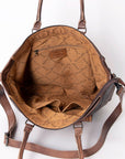 American Darling Tote Hand Tooled Saddle Blanket Genuine Leather women bag western handbag purse