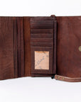 American Darling Wallet Hand Tooled Genuine Leather women bag western handbag purse