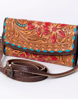 American Darling Wallet Hand Tooled Genuine Leather women bag western handbag purse