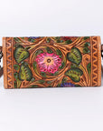 American Darling Wallet Hand Tooled Genuine Leather women bag western handbag purse