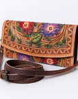 American Darling Wallet Hand Tooled Genuine Leather women bag western handbag purse