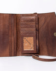 American Darling Wallet Hand Tooled Genuine Leather women bag western handbag purse