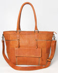 Never Mind Nmbgz126B Tote Vintage Handmade Genuine Cowhide Leather Women Bag Western Handbag Purse