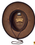 Hilason Premium Cowhide Leather Cowboy Hat Grey