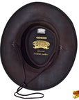 Crazy Horse Cow Suede Chocolate Brown Cowboy Hat Hilason