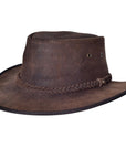 Crazy Horse Cow Suede Chocolate Brown Cowboy Hat Hilason
