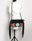 American Darling ADBG1128B Cross Body Hand Tooled Saddle Blanket Genuine Leather women bag western handbag purse
