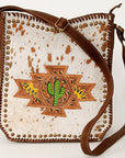 American Darling Large Crossbody Hand Tooled Genuine Leather Women Bag Western Handbag Purse