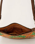American Darling Hand Tooled Genuine Leather Women Bag Western Handbag Purse