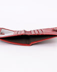Never Mind Nmbgm128C Card-Holder Vintage Handmade Genuine Cowhide Leather Women Bag Western Handbag Purse