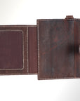 Never Mind Nmbgm133C Wallet Vintage Handmade Genuine Cowhide Leather Women Bag Western Handbag Purse