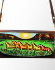 American Darling Wallet Genuine Leather Women Bag Western Handbag Purse