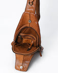 Full Grain Leather Sling Bag - SWC202 – Hilason