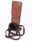 Vintage Handmade Premium Full Grain European Cowhide Leather Sling Bag For Women