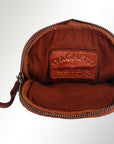 Spaghetti Western Swc208Cg Sling Vintage Handmade Drum Dyed Genuine European Cowhide Leather Women Bag Western Handbag Purse