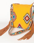 American Darling Saddle Blanket Genuine Leather Women Bag Western Handbag Purse