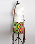 American Darling Saddle Blanket Genuine Leather Women Bag Western Handbag Purse