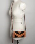 American Darling Hand Tooled Saddle Blanket Genuine Leather Women Bag Western Handbag Purse