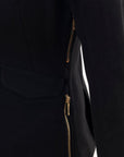 ADBZ015 Genuine leather Hand tooled hand carved Women Blazer dress jacket ladies Girl