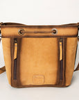 American Darling ADBG920 Bucket Hair-On Genuine Leather Women Bag Western Handbag Purse