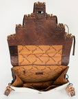 American Darling ADBGI153 Large Crossbody Hand Tooled Hair-On Genuine Leather Women Bag Western Handbag Purse